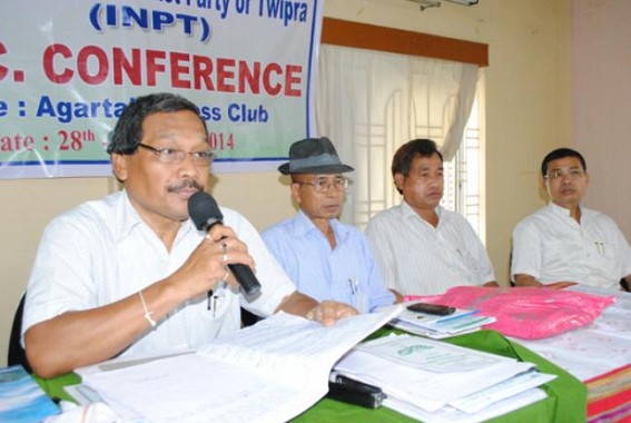 INPT detaches poll alliance with Congress, says solo contest in all elections ahead INPT detaches poll alliance with Congress, says solo contest in all elections ahead